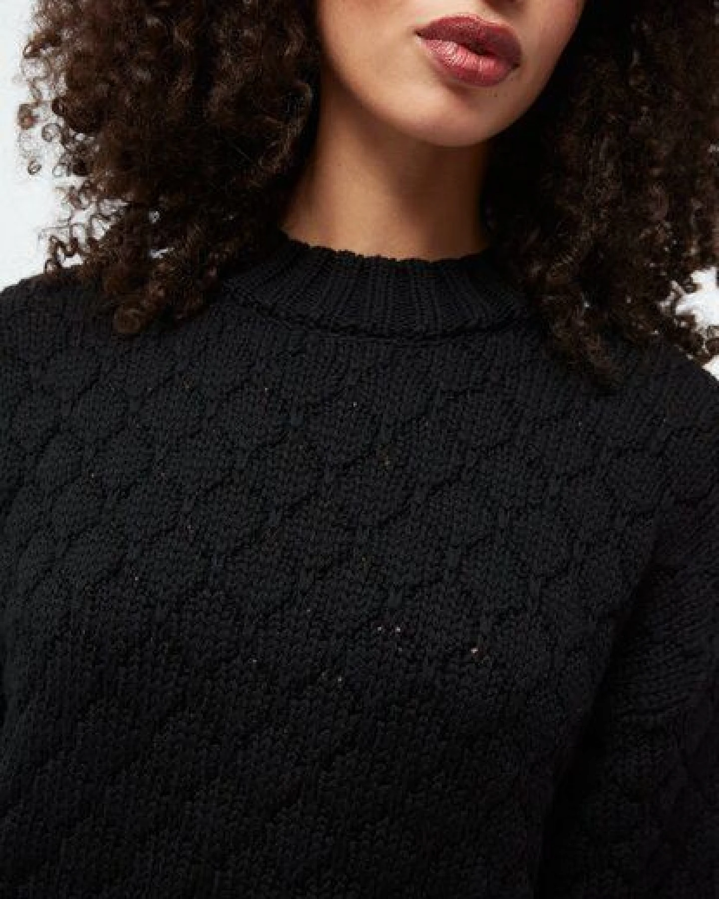 Givn Berlin Stricksweater GBJUSTINE aus Bio-Merinowolle mit Bubbleknit – Ansicht 4