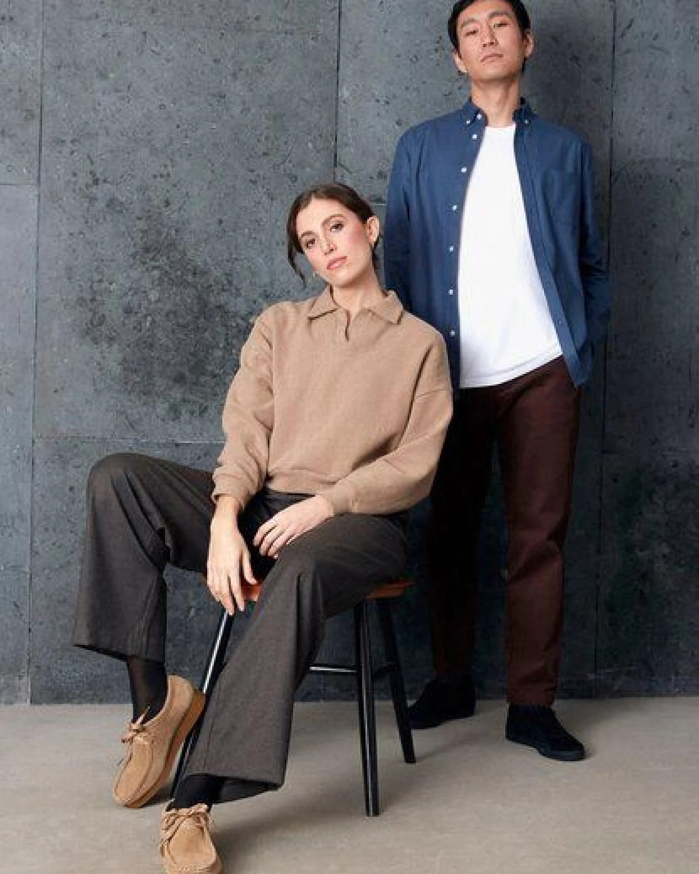 Givn Berlin Sweater GBRESA aus recycelter Baumwolle mit Kragen – Ansicht 3