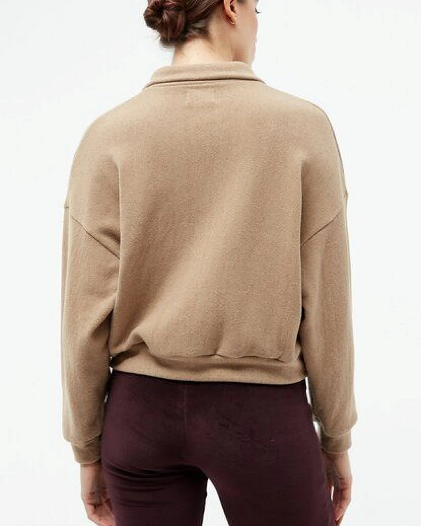 Givn Berlin Sweater GBRESA aus recycelter Baumwolle mit Kragen – Ansicht 4