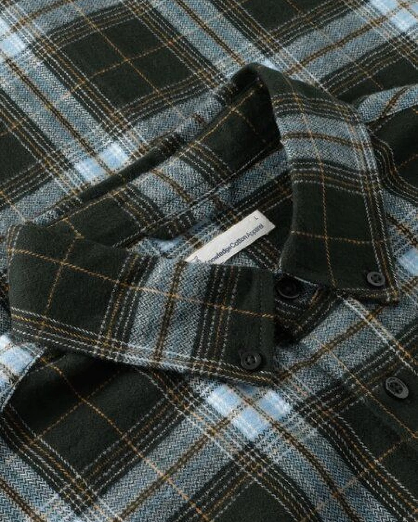 KnowledgeCotton Apparel Dune Regular Check Flannel Shirt – Ansicht 4