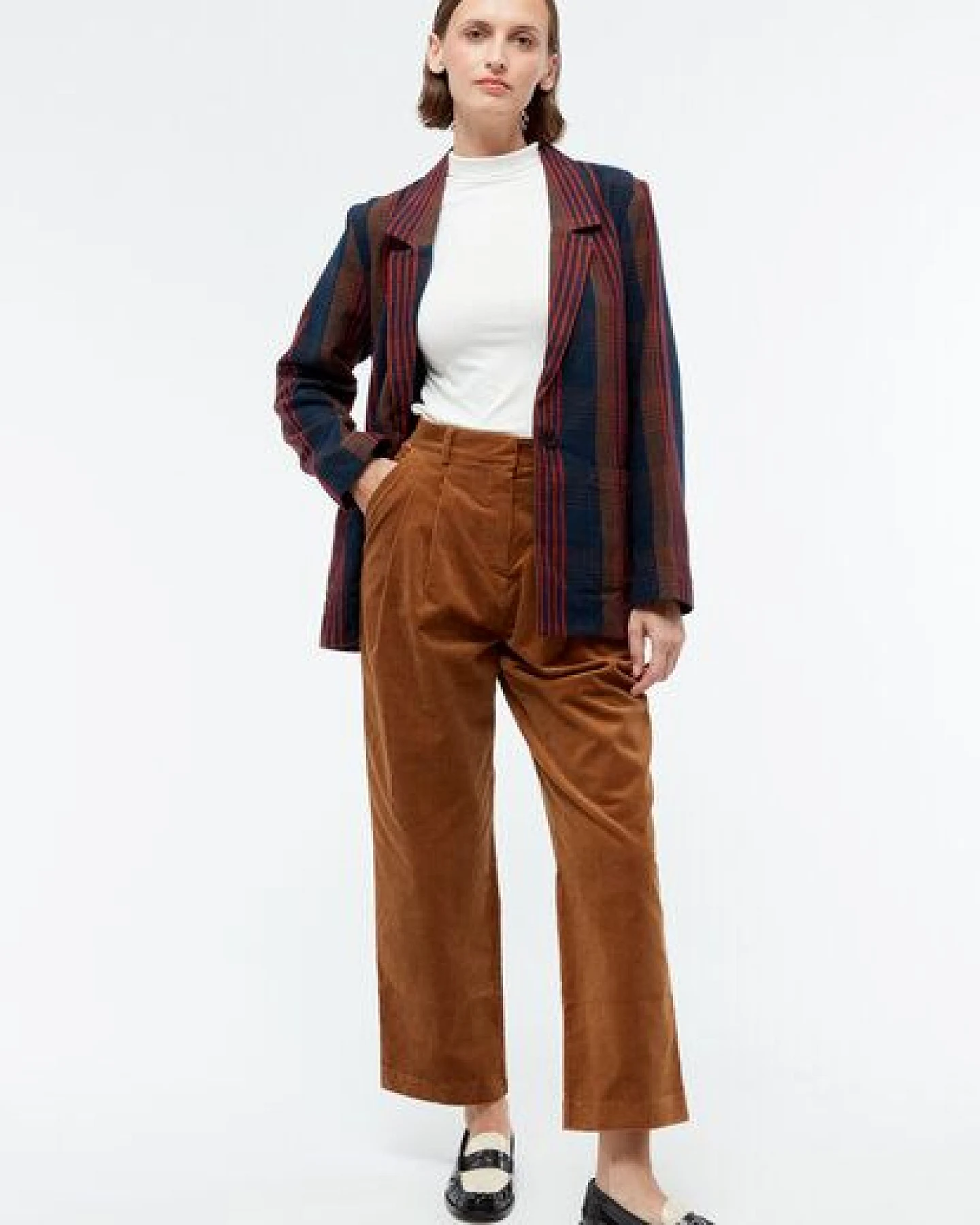 Givn Berlin Flanellblazer EDITH aus Bio-Baumwolle – Ansicht 2