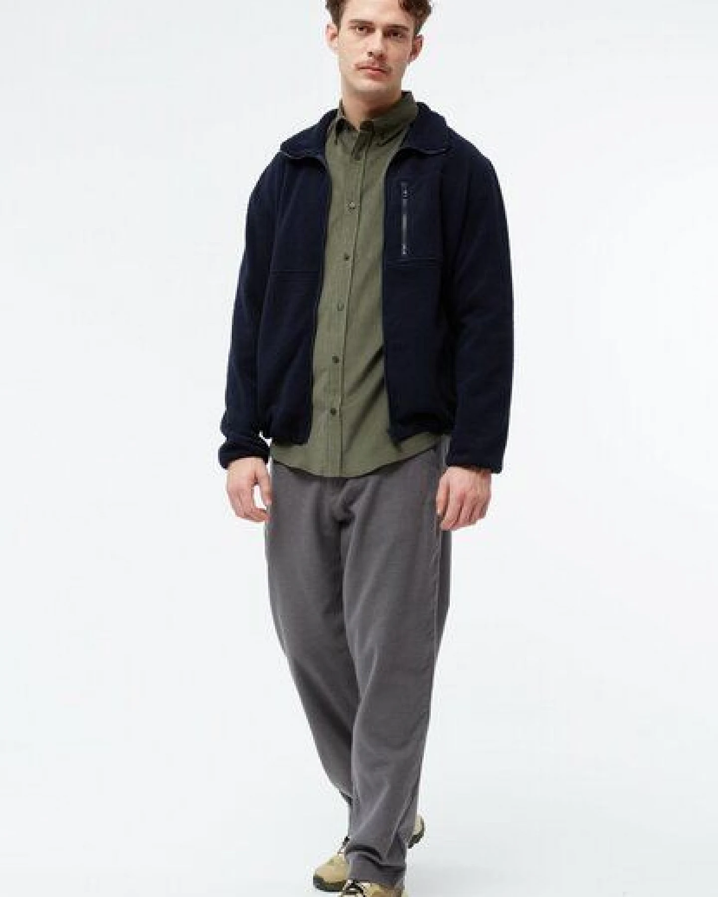 Givn Berlin Fleecejacke GBSPENCER aus recyceltem Polyester – Ansicht 3