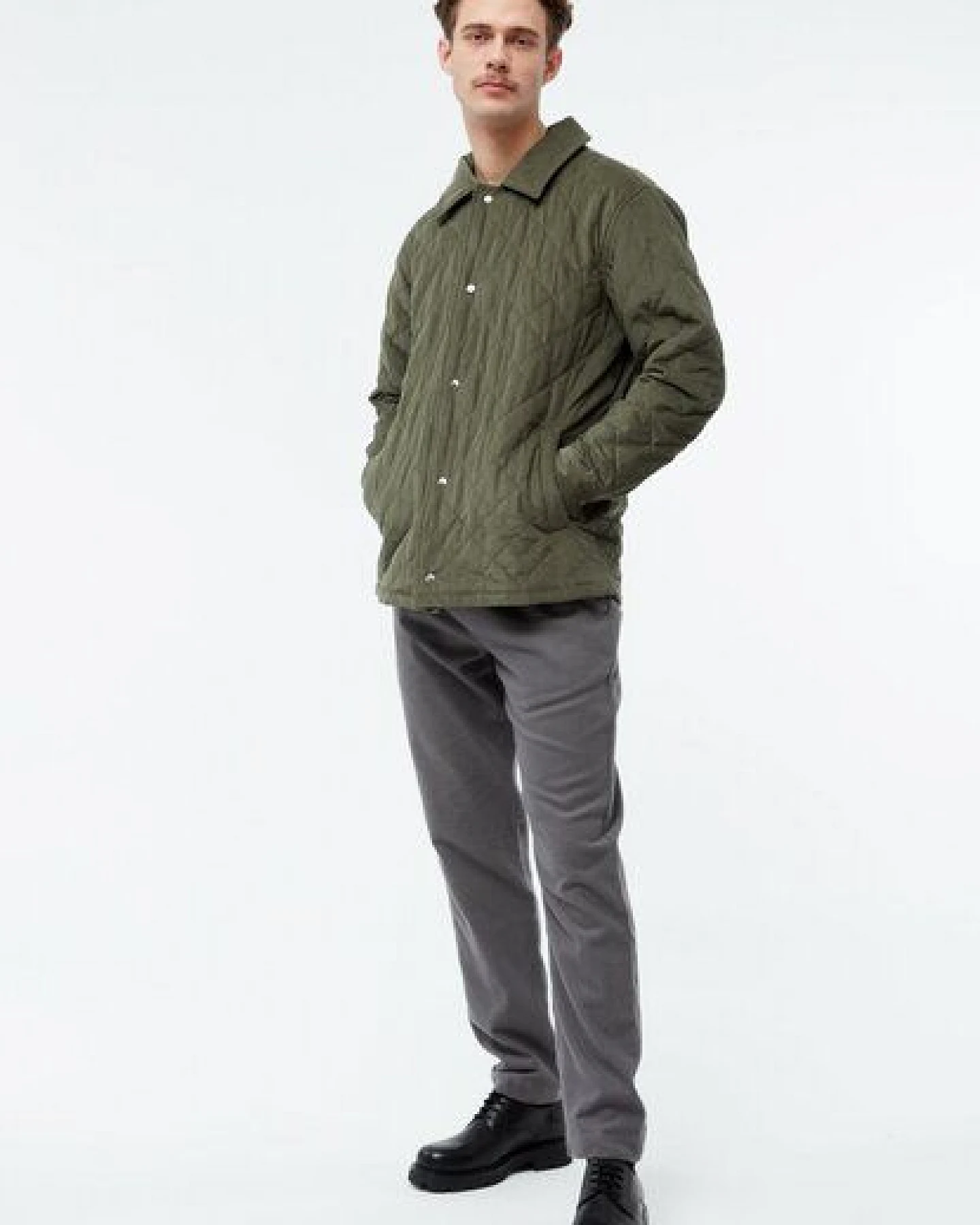 Givn Berlin Steppjacke GBTERENCE aus Babycord – Ansicht 3