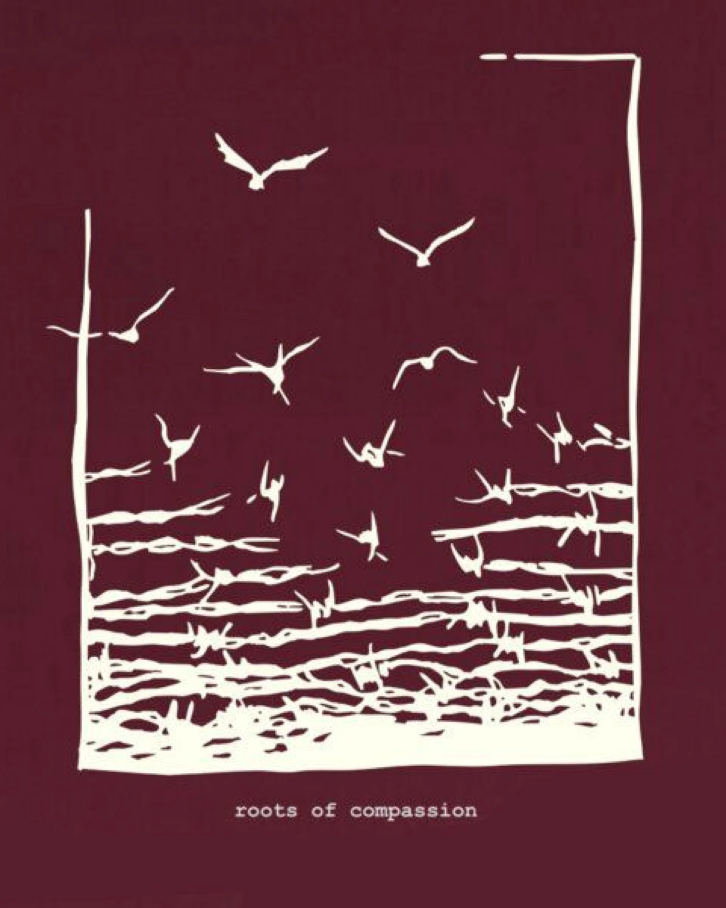 roots of compassion Freedom Vögel Shirt bio & fair & vegan - gerader Schnitt - Vogel, Freiheit, Frieden, Tiere – Ansicht 3
