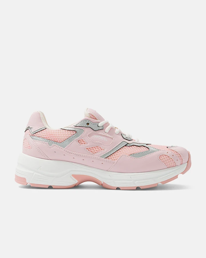 MoEa Herren vegan Sneaker Rush In Pink/Silber Corn