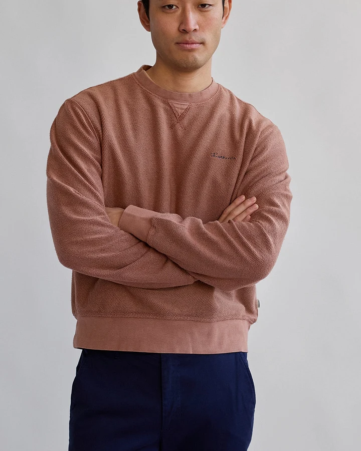 TWOTHIRDS Herren vegan Sweatshirt Fatu Hiva Kokosnussschale Hellbraun