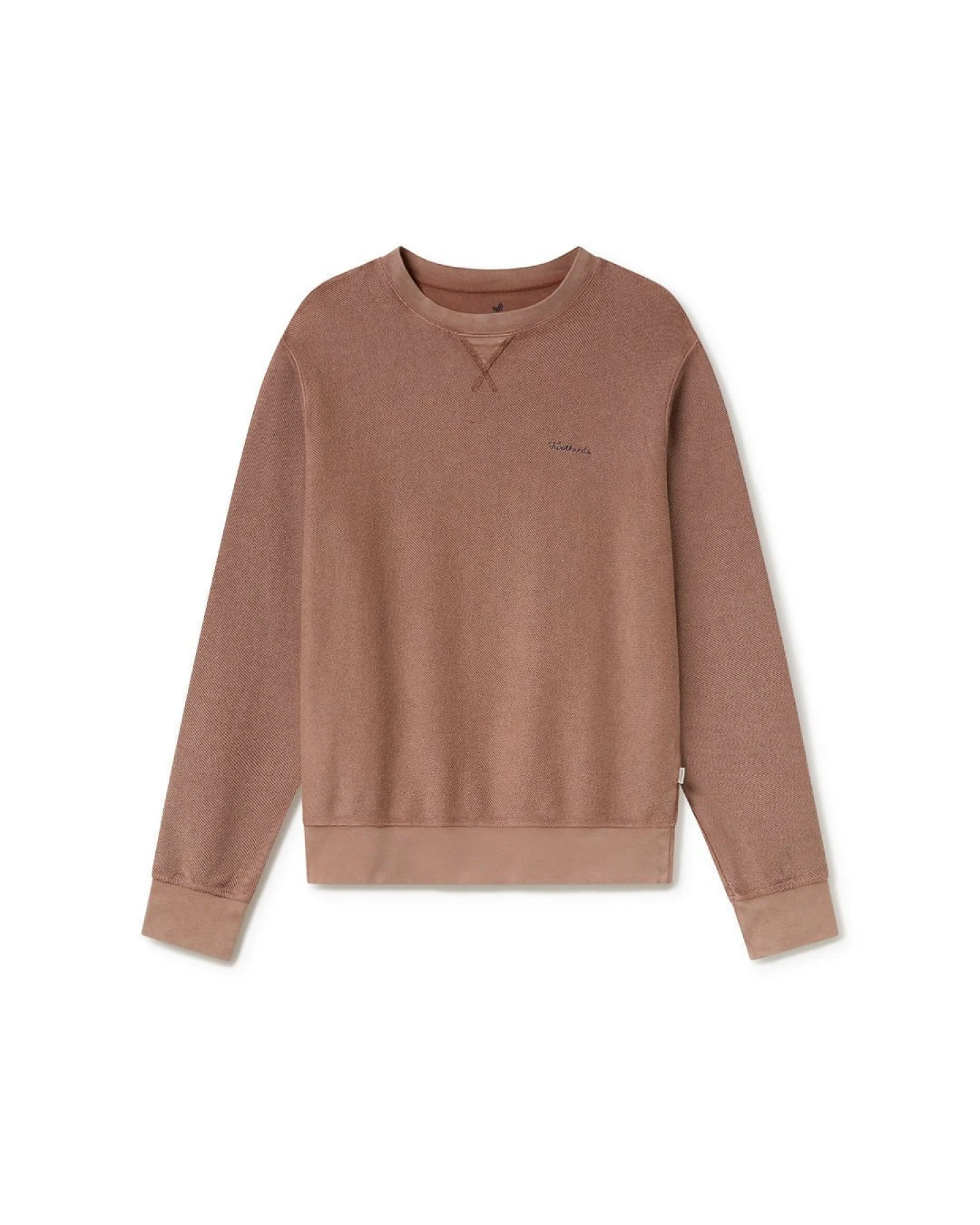 TWOTHIRDS Herren vegan Sweatshirt Fatu Hiva Kokosnussschale Hellbraun – Ansicht 2