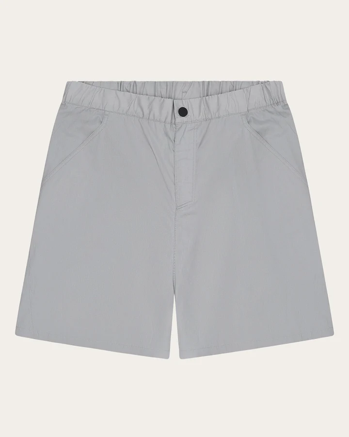 KnowledgeCotton Apparel Herren vegan Shorts Herren Storm Relaxed Vent Ripstop 90 Ultimate Grau