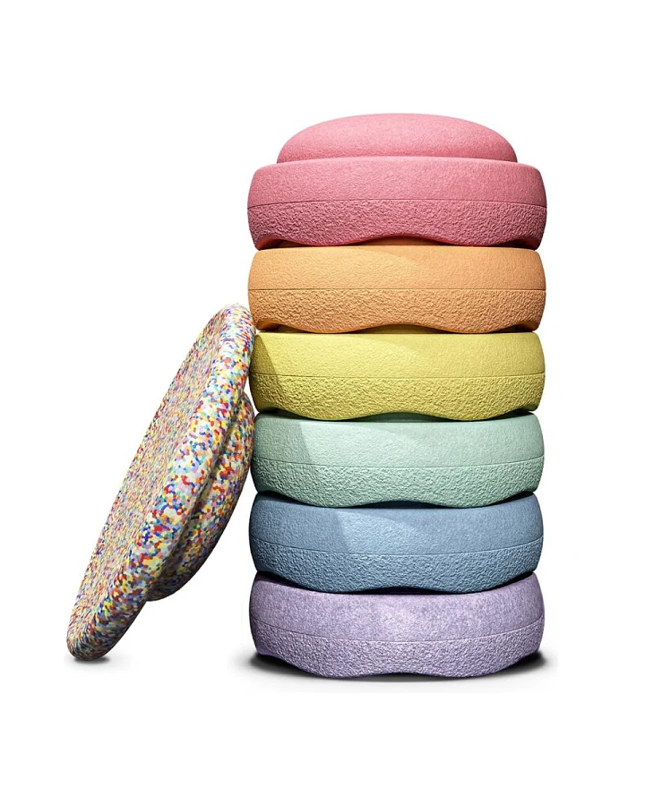 Rainbow Set pastel Ø 27,5cm, H: 12cm, Ø 35,5cm, H: 8,4cm