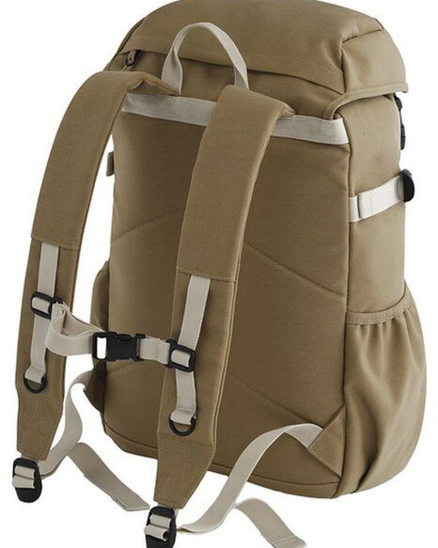 BagBase Recycelter Canvas Rucksack Backpack Rucksack Notebookfach – Ansicht 3