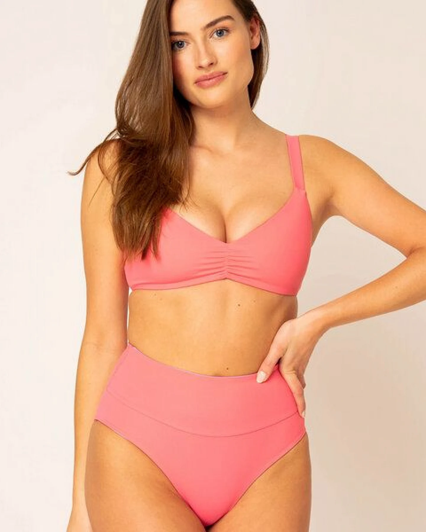 Woodlike Ocean Ruffle Bikini Top – Ansicht 2