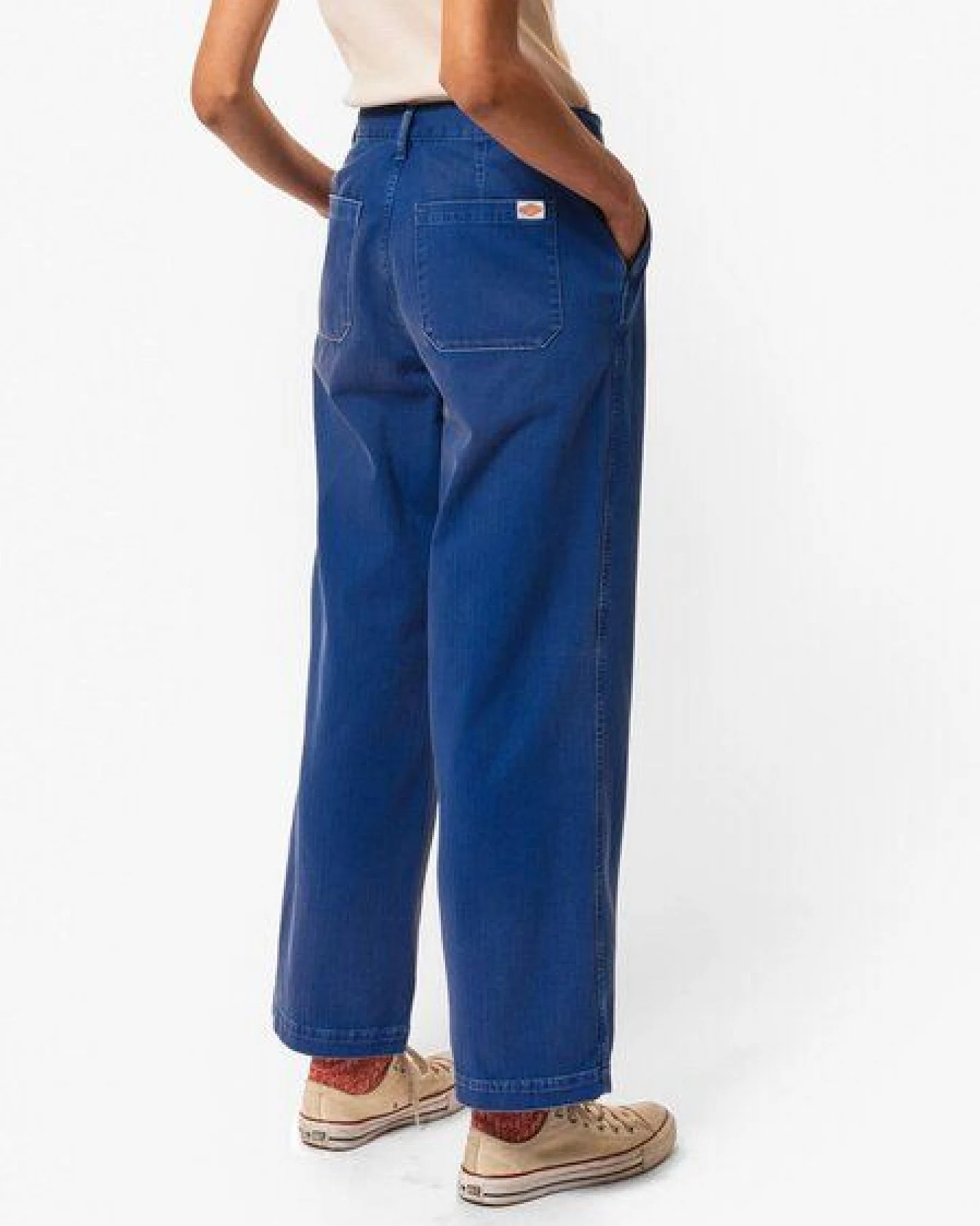 Nudie Jeans Wendy Herringbone Pants - Blue – Ansicht 2