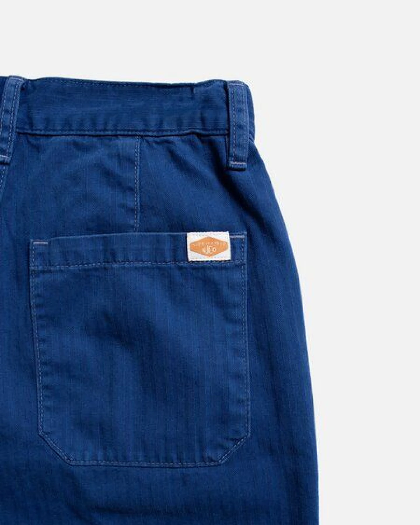 Nudie Jeans Wendy Herringbone Pants - Blue – Ansicht 3