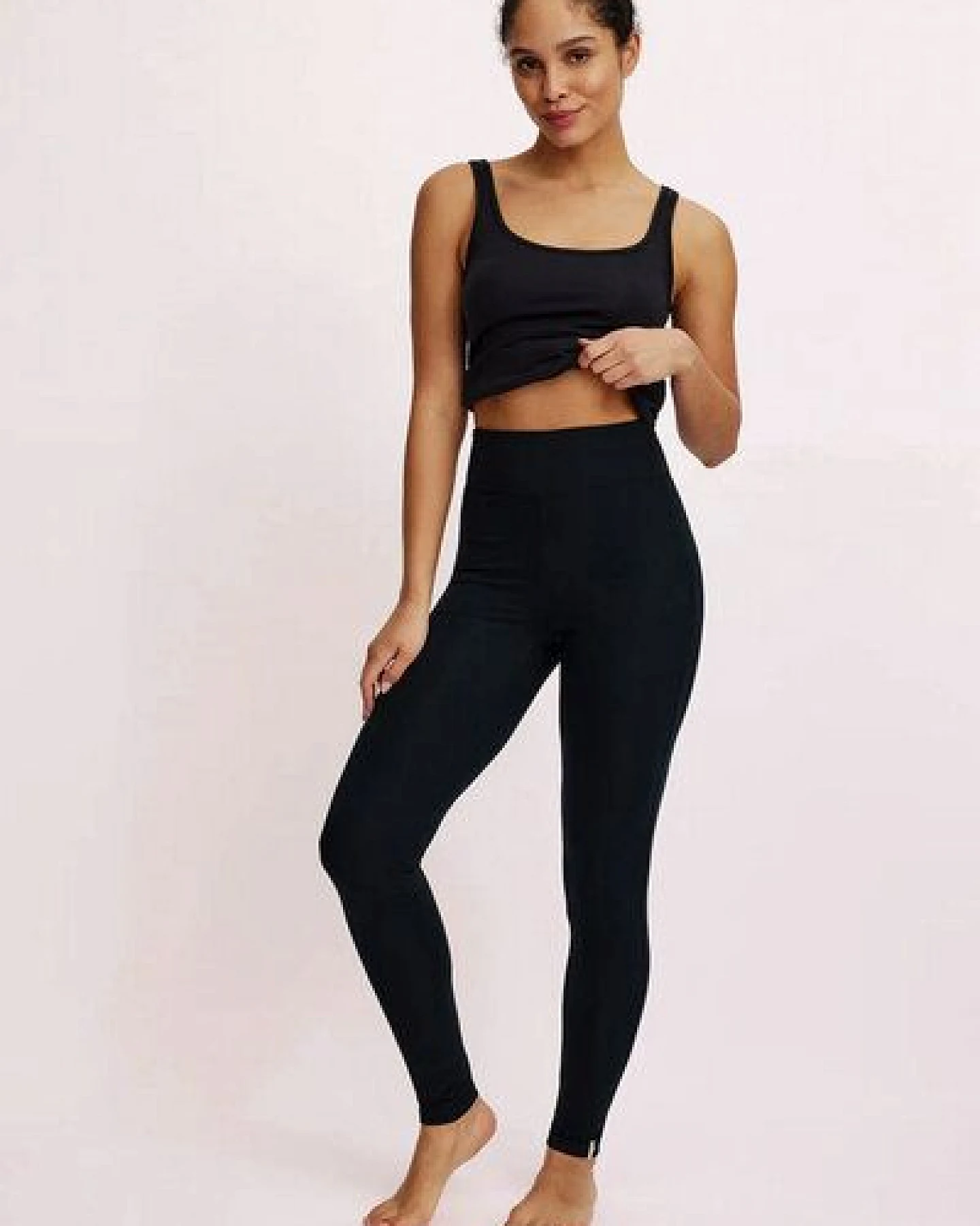 TRANQUILLO Jersey Leggings Tinaa aus EcoVero Viskose by Lenzing (1070005) – Ansicht 3