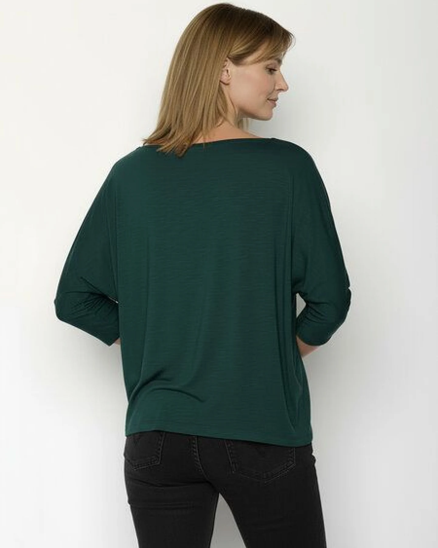 GREENBOMB Nature Allium Simper - Gemütliches Longsleeve aus Viskose (LENZING ECOVERO) Mix / hochwertiger Print / Fair & Vegan – Ansicht 4
