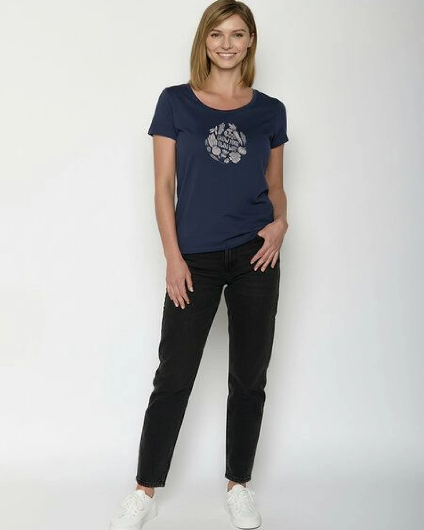 GREENBOMB Veggie Patch Loves - Sportliches T-Shirt aus Bio-Baumwolle / hochwertiger Print / GOTS / Fair & Vegan – Ansicht 3