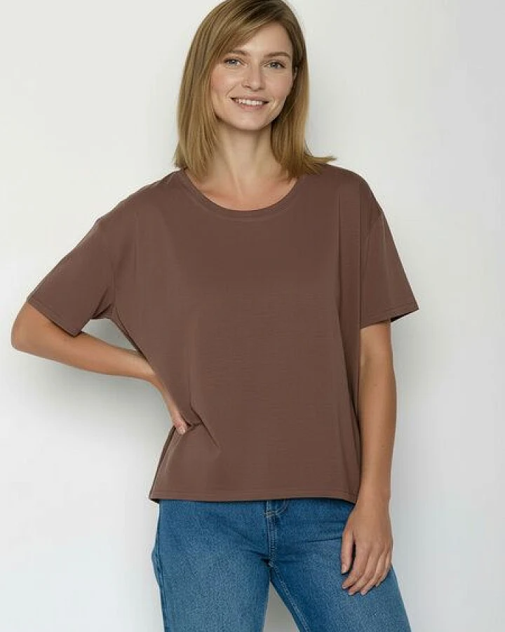 GREENBOMB Basic Feel - Lässiges T-Shirt aus Bio-Baumwoll-Mix / GOTS / Fair & Vegan