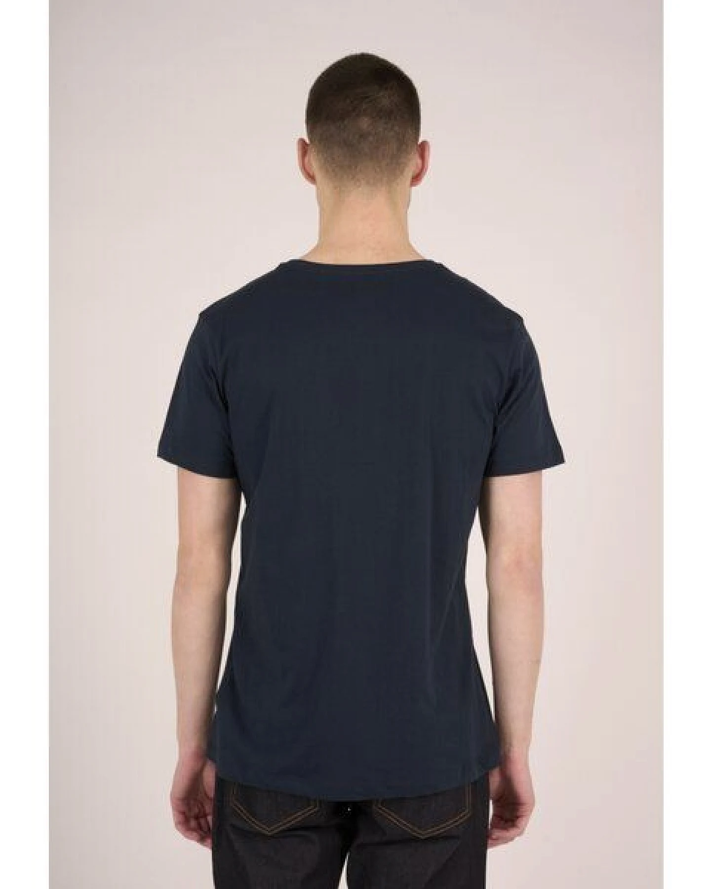 KnowledgeCotton Apparel Basic T-Shirt O-Neck aus Bio-Baumwolle – Ansicht 2