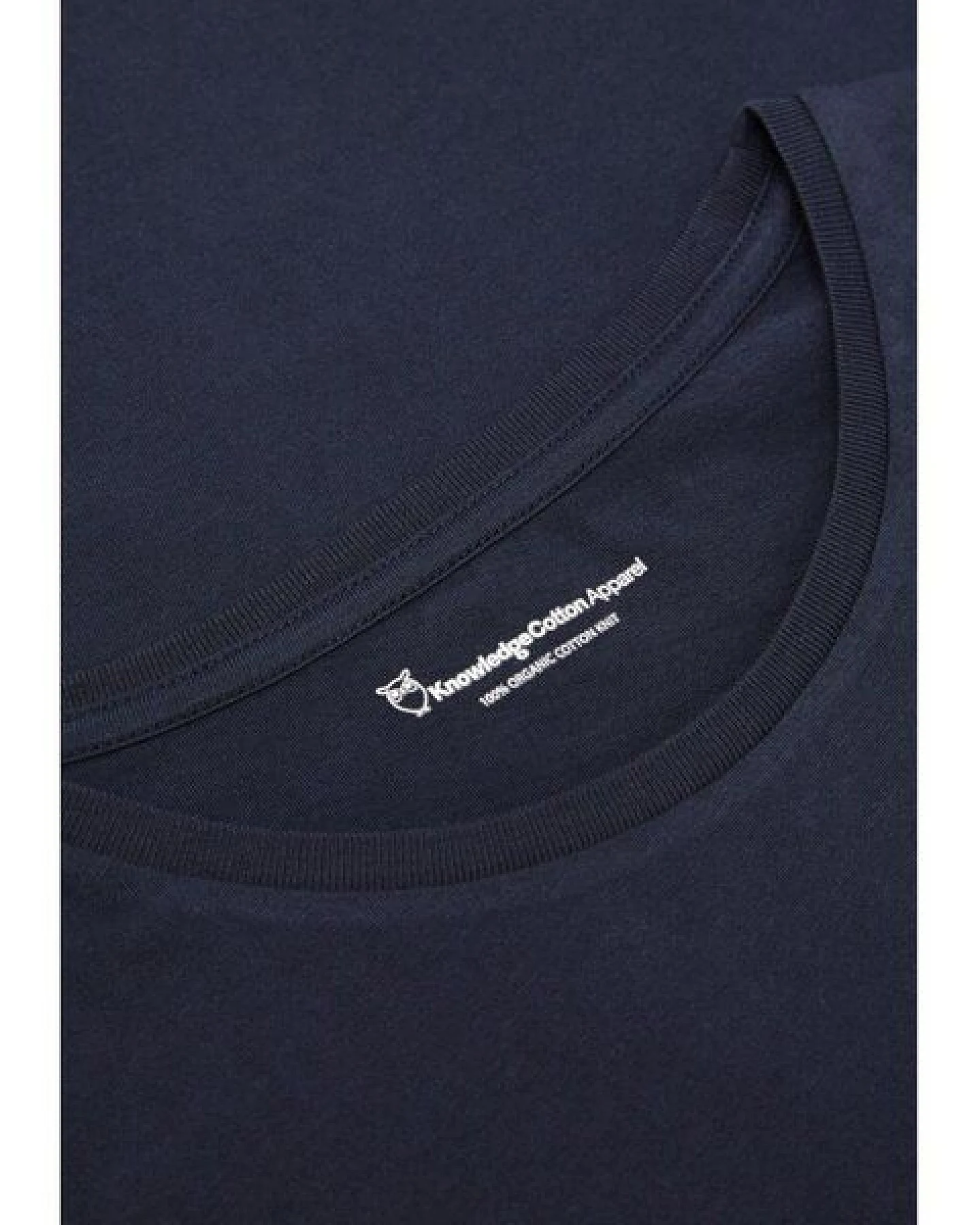 KnowledgeCotton Apparel Basic T-Shirt O-Neck aus Bio-Baumwolle – Ansicht 3