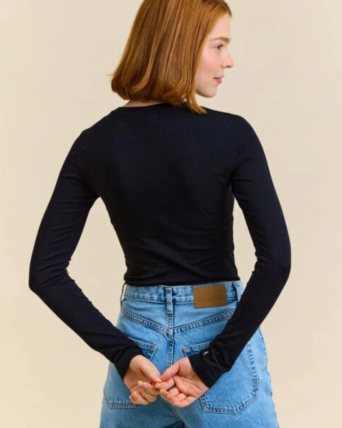 popeia Tight Langarmshirt aus Bio-Baumwolle – Ansicht 4