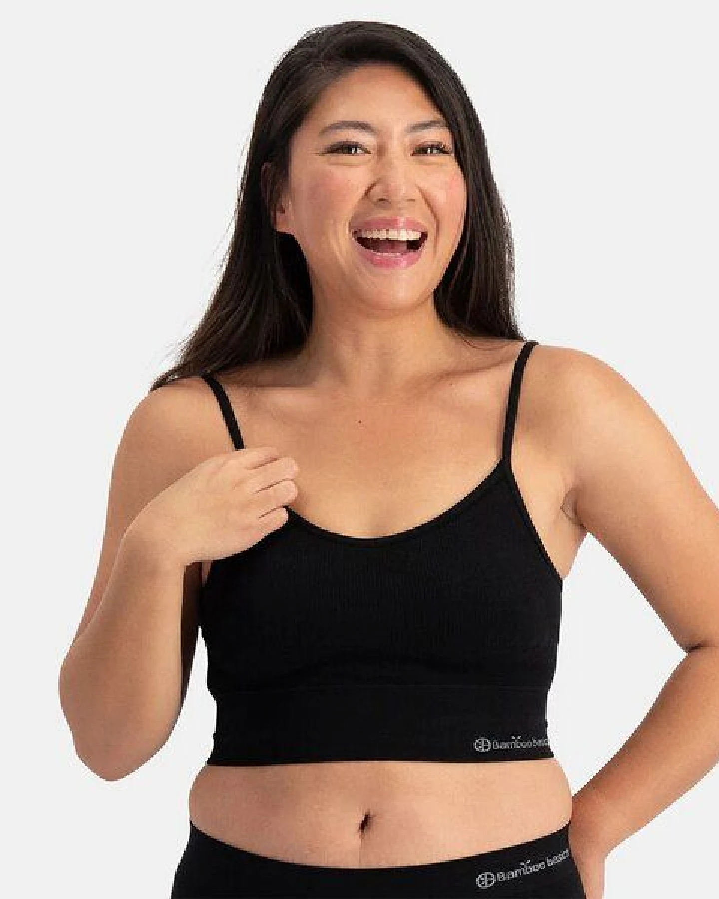 Bamboo Basics Nahtloser gepolsterter V-Auschnitt BH FENNA mit Bambusviskose – Ansicht 2
