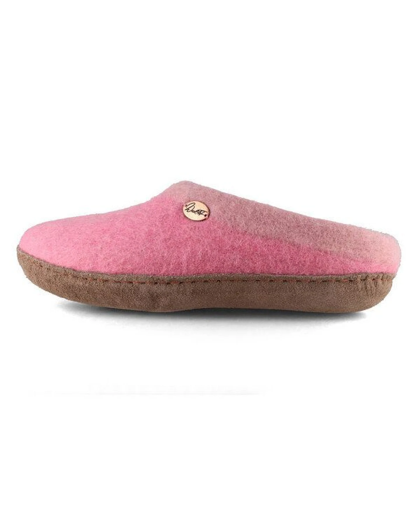 WoolFit Sherpa Barfuß-Hausschuhe unisex Filz-Pantoffeln mit Ledersohle, nachhaltig aus 100% Wolle – Ansicht 3