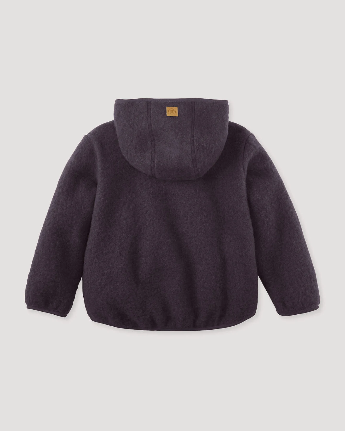 hessnatur Kinder Wollfleece Jacke aus Bio-Merinowolle - lila - Größe 98/104 – Ansicht 2