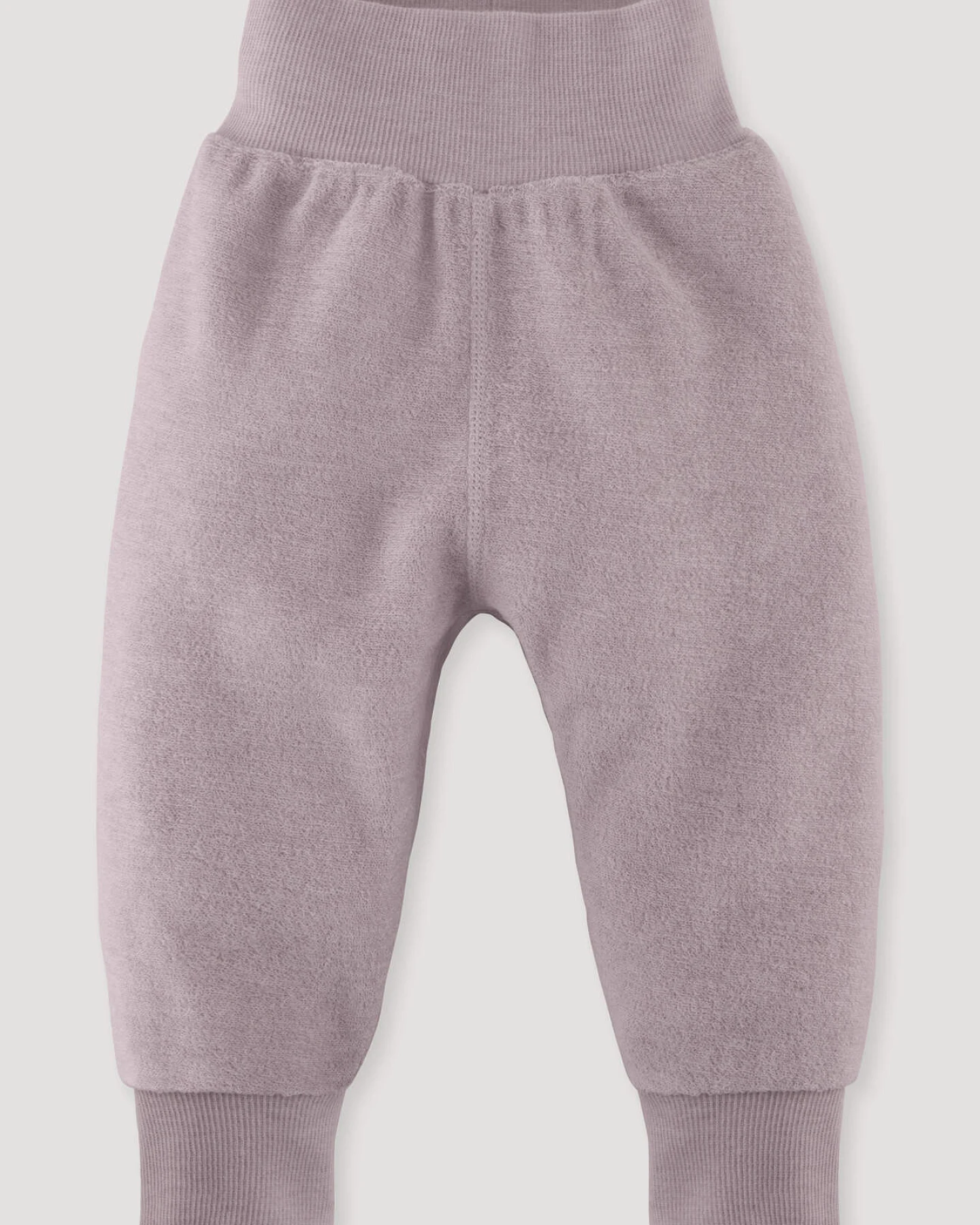 hessnatur Baby Wollfrottee Hose aus Bio-Merinowolle - rosa - Größe 50/56 – Ansicht 3