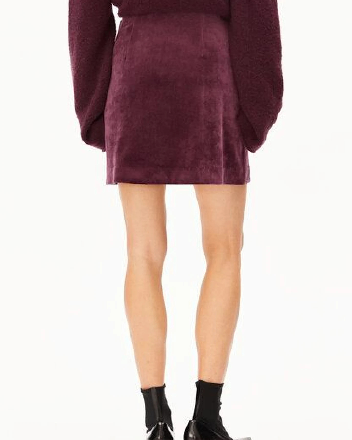 ARMEDANGELS VANJARAA VELVET Damen Jerseyrock aus Bio-Baumwoll Mix – Ansicht 2
