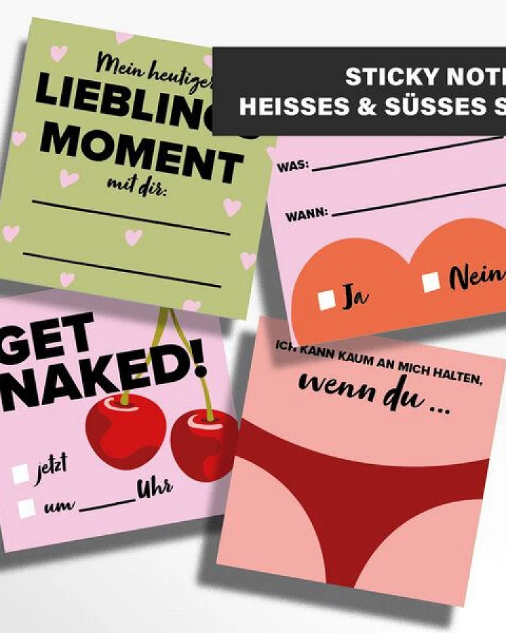 DEINE ZWEISAMKEIT STICKY NOTES FÜR BESONDERE MOMENTE