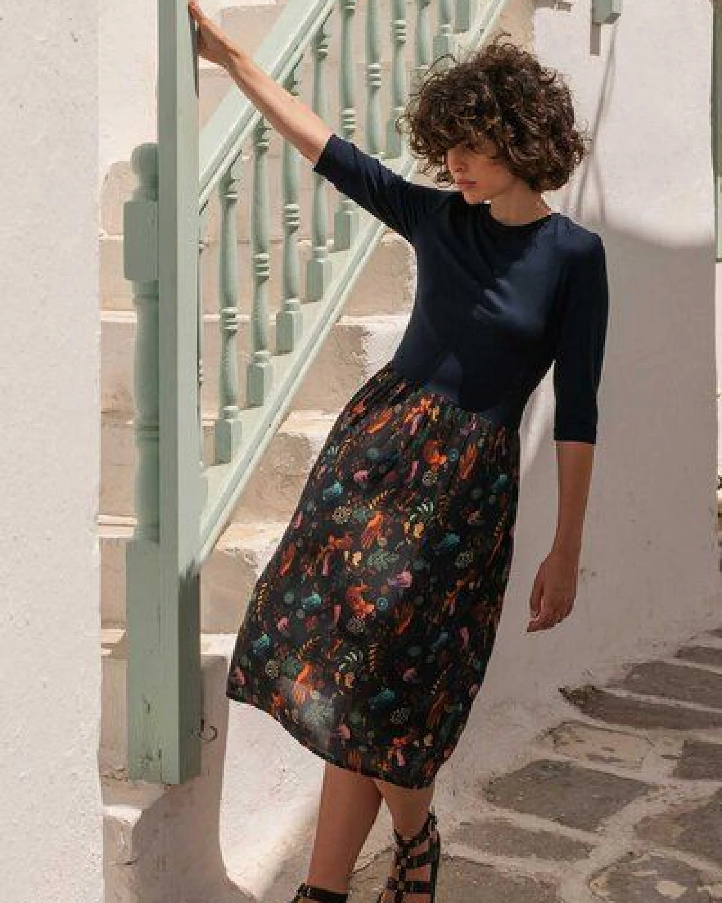 WiDDA berlin Kleid MIXI night/ afri Print aus ECOVERO® – Ansicht 4