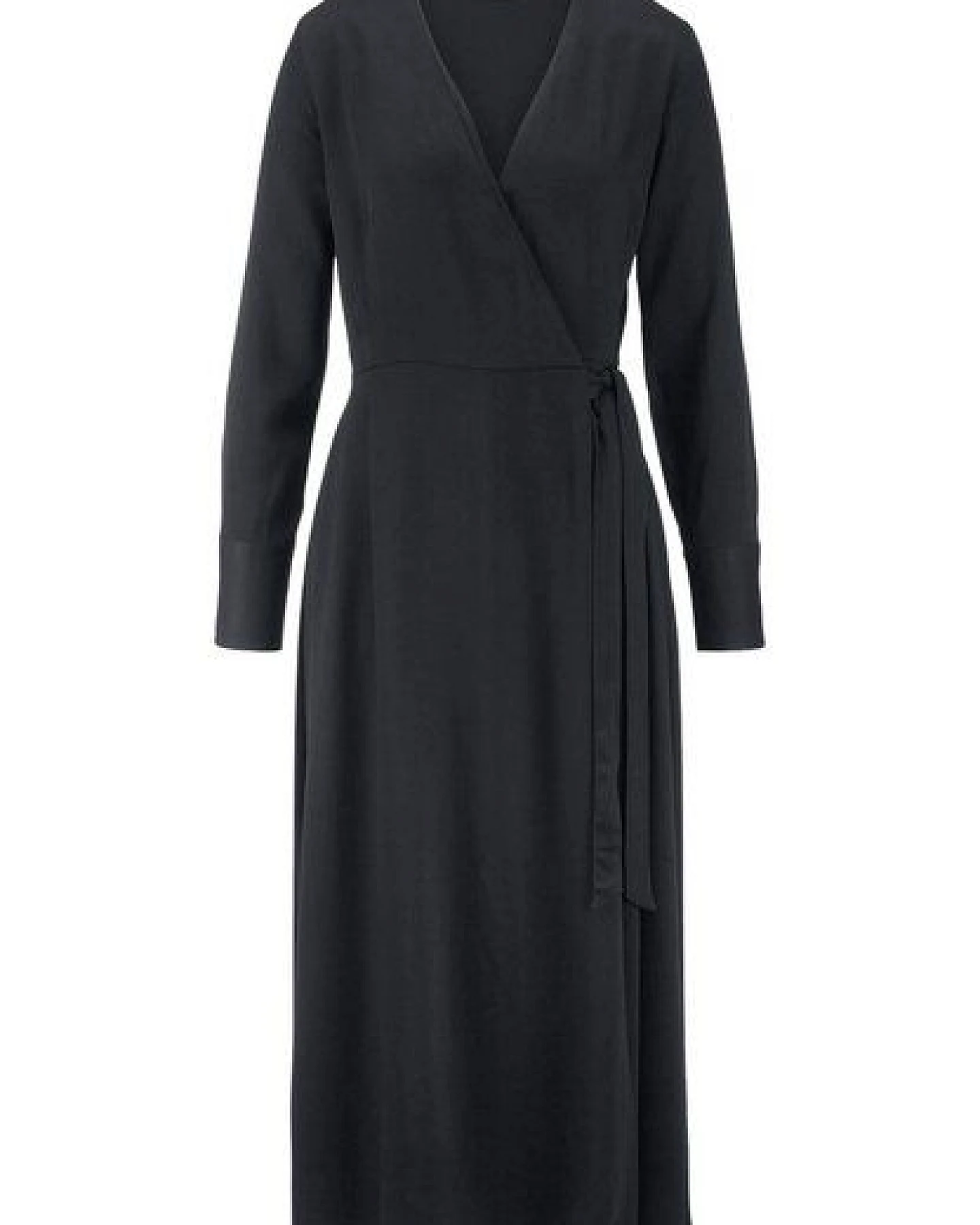 hessnatur Wickelkleid Knöchellang Regular aus reiner LENZING ECOVERO Viskose – Ansicht 3