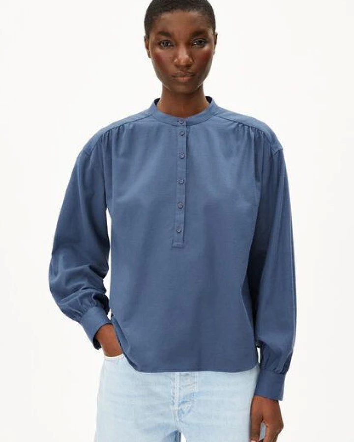 ARMEDANGELS EFINARAA BRUSHED Damen Longsleeve aus Bio-Baumwolle