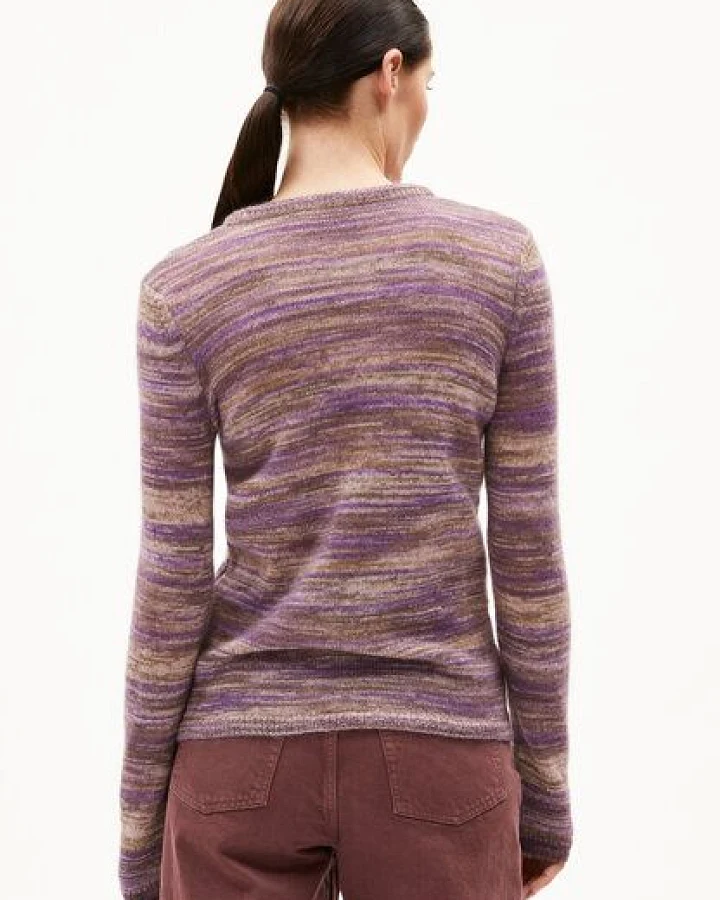 Produktseite: ARMEDANGELS ROYAA STAMPATO Damen Pullover aus Mohair-Woll Mix