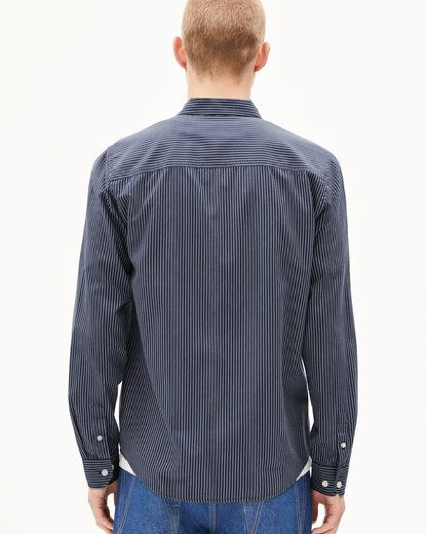 ARMEDANGELS QUAASA STRIPES Herren Hemd aus Bio-Baumwolle – Ansicht 2