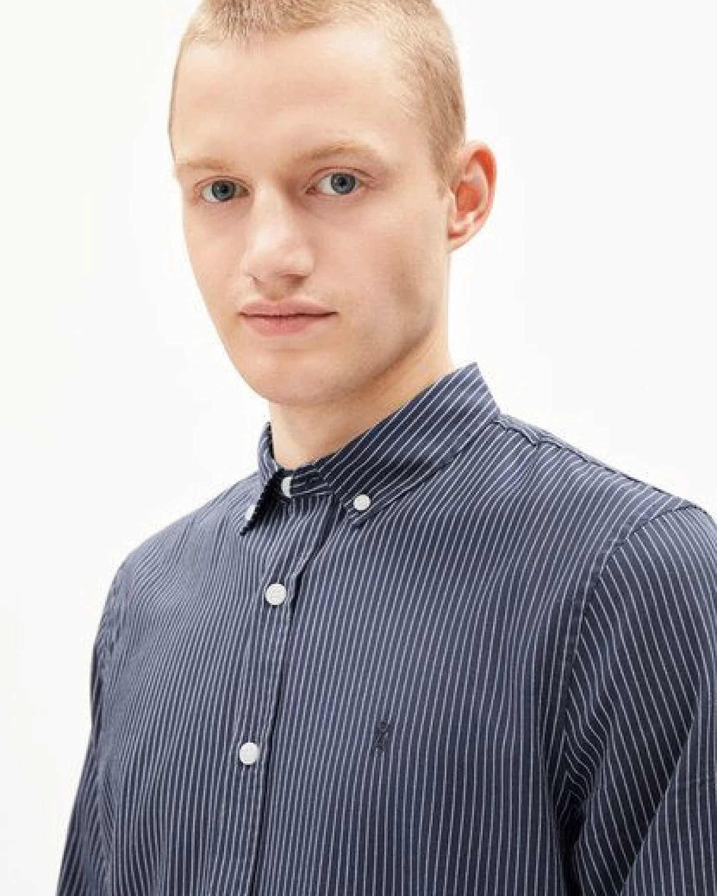 ARMEDANGELS QUAASA STRIPES Herren Hemd aus Bio-Baumwolle – Ansicht 3