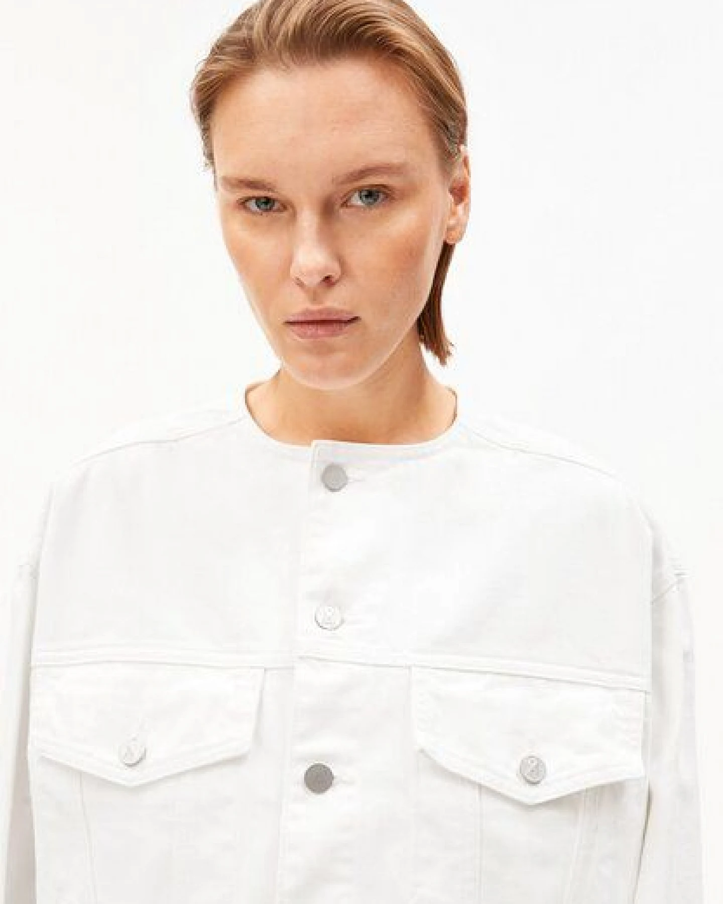 ARMEDANGELS LOOSE Damen Jeansjacke aus 100% recycelte Baumwolle – Ansicht 3