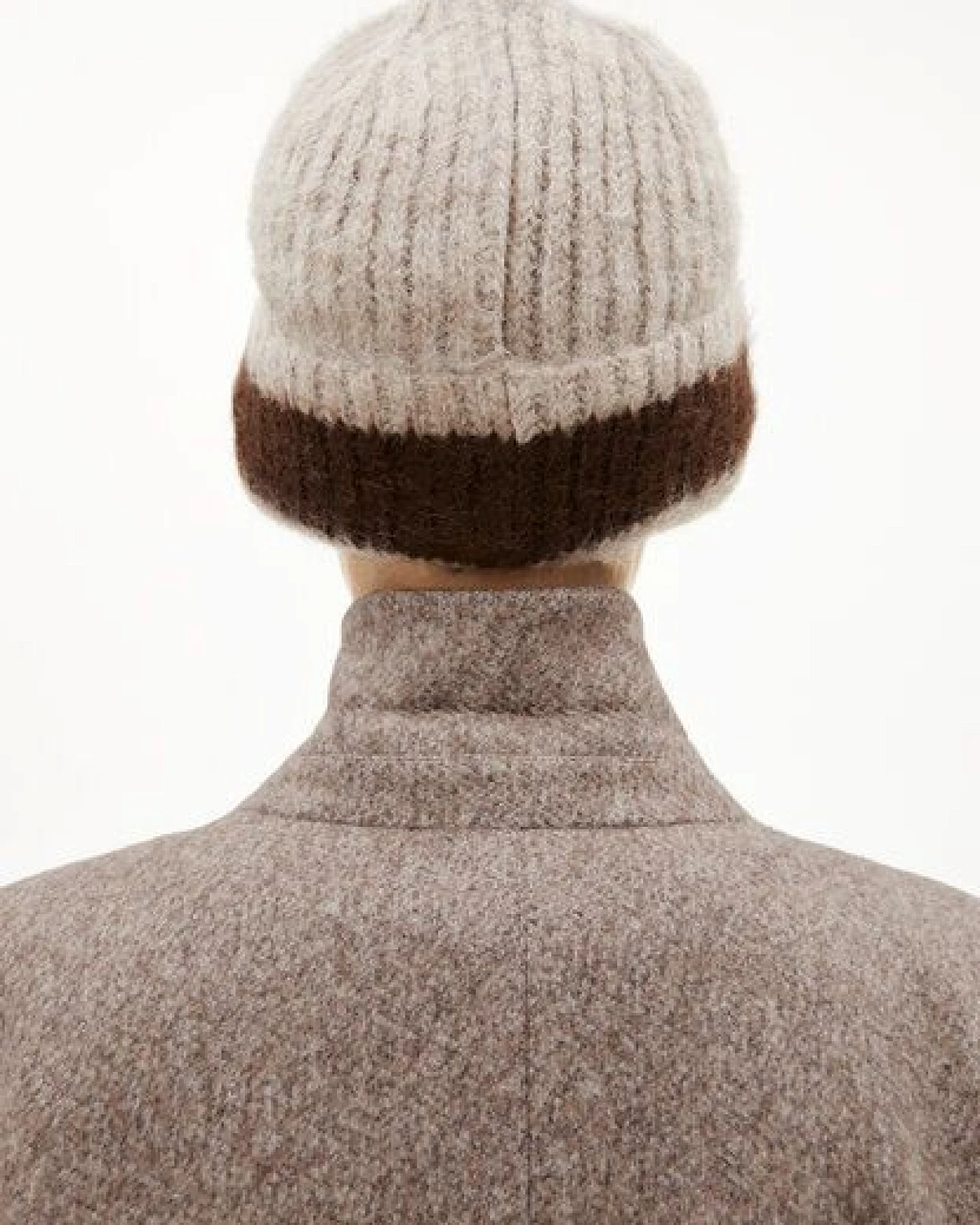 ARMEDANGELS JUPILAA STRIPED UN-WASTED Unisex Mütze aus Alpaca Mix – Ansicht 2