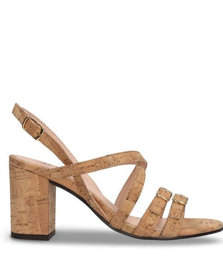 Nae Vegan Shoes NAE - Maria Braune Vegane Korksandalen