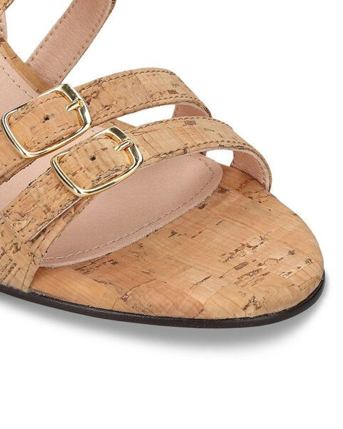 Nae Vegan Shoes NAE - Maria Braune Vegane Korksandalen – Ansicht 3