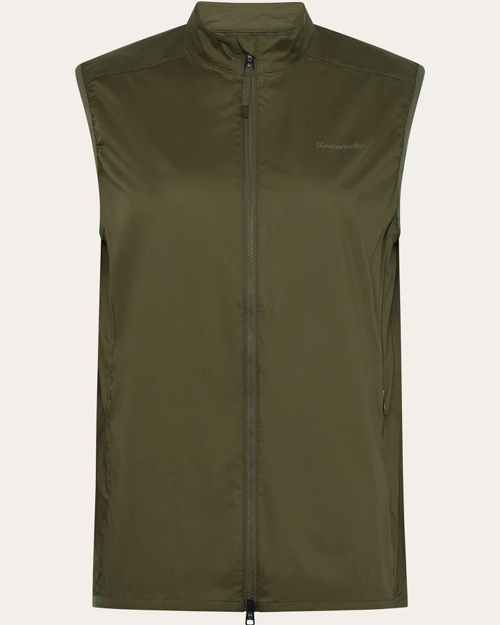 KnowledgeCotton Apparel Damen vegan Weste Damen Vent Ripstop 90 Burned Olive