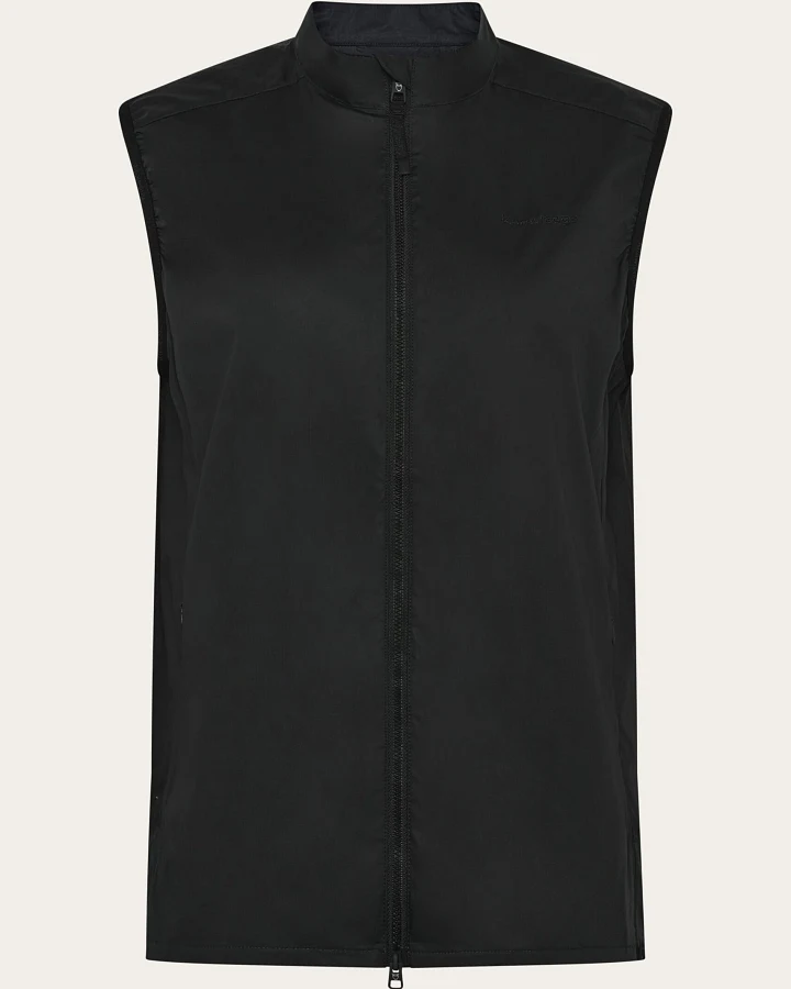 KnowledgeCotton Apparel Damen vegan Weste Damen Vent Ripstop 90 Black Jet