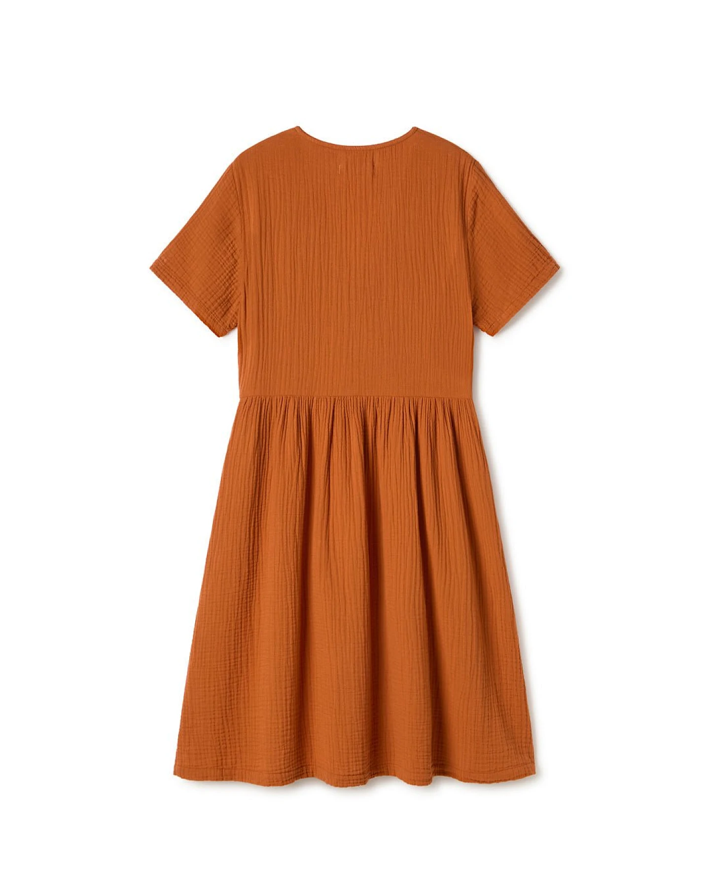TWOTHIRDS Damen vegan Kleid Anegada Karotten Orange – Ansicht 2