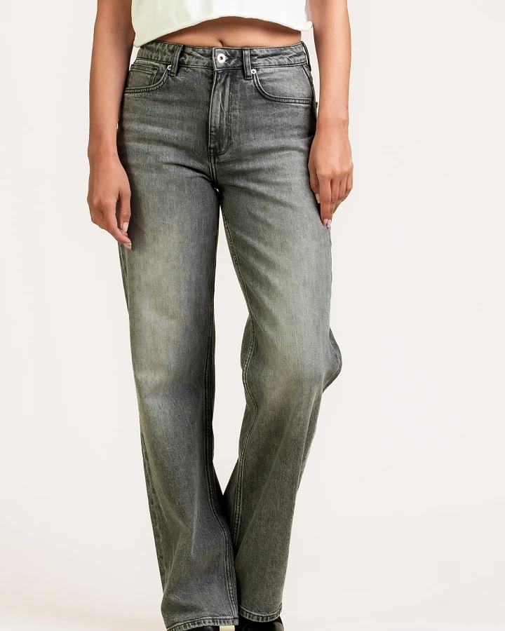 Kuyichi Damen vegan Jeans Izabella Straight Ashes To Ashes