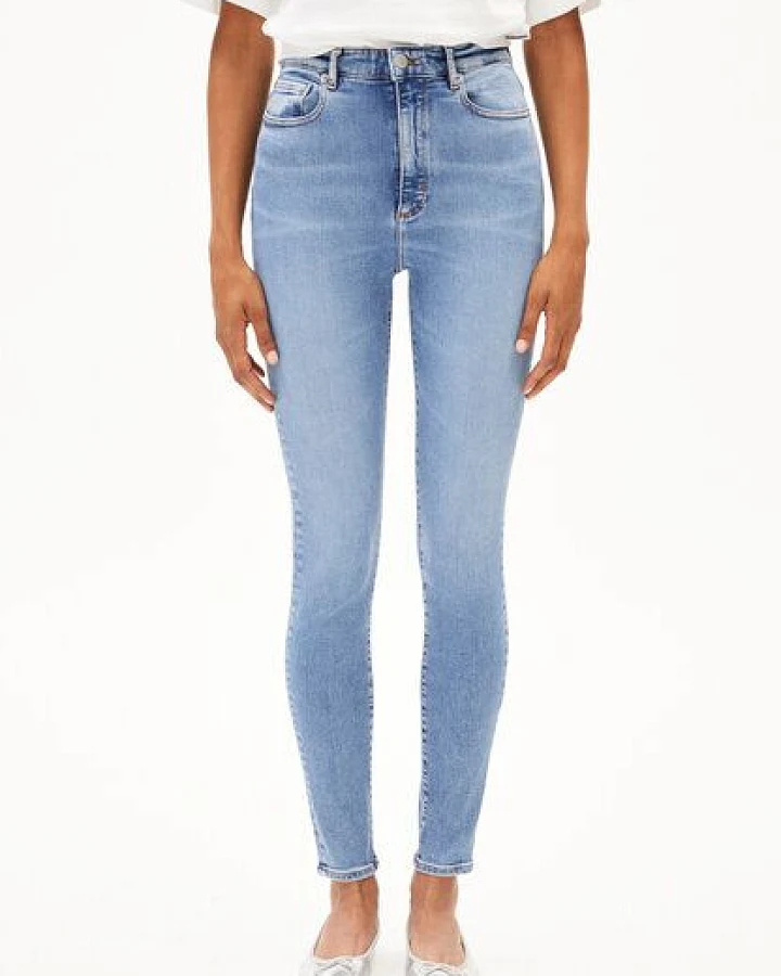ARMEDANGELS INGAA Damen Skinny Jeans High Waist Bio-Baumwoll Mix X-Stretch