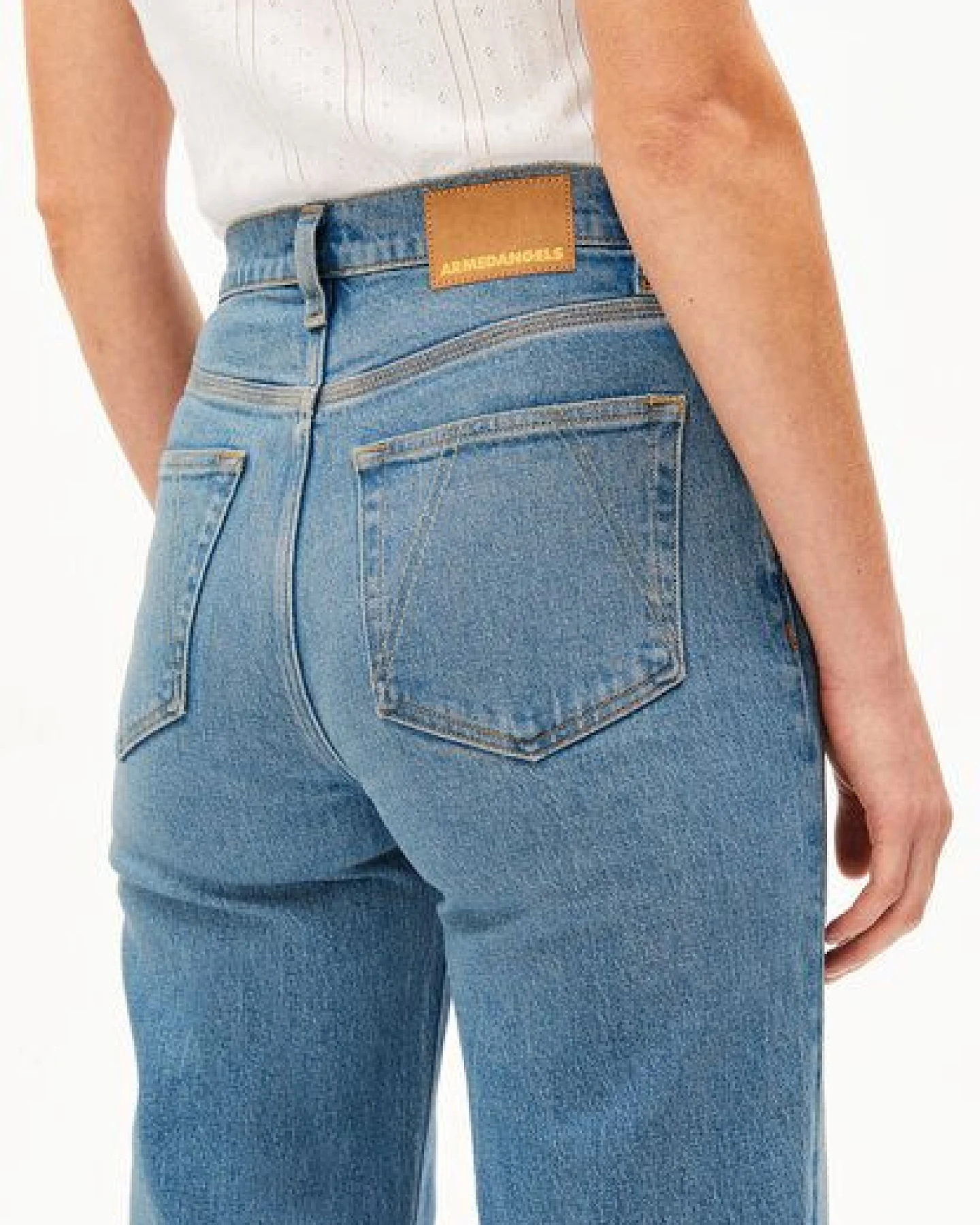 ARMEDANGELS MURLIAA CROPPED Damen Wide Jeans Bio-Baumwoll Mix Comfort-Stretch – Ansicht 3