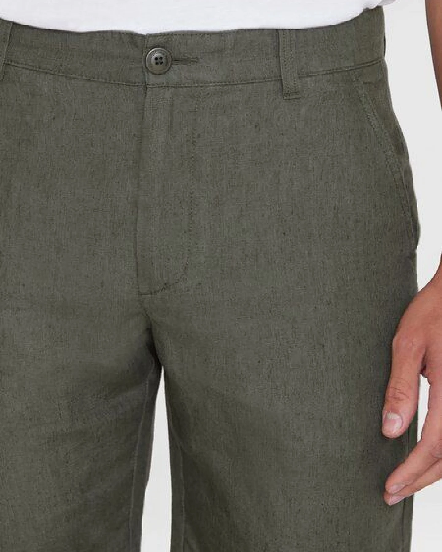 KnowledgeCotton Apparel Regular Shorts CHUCK aus Bio-Leinen – Ansicht 4