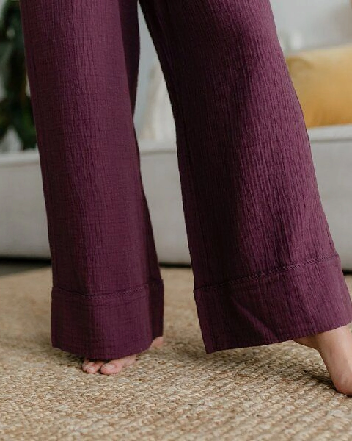NORDLICHT Musselin Hose Hilla aus 100% Bio-Baumwolle – Ansicht 3