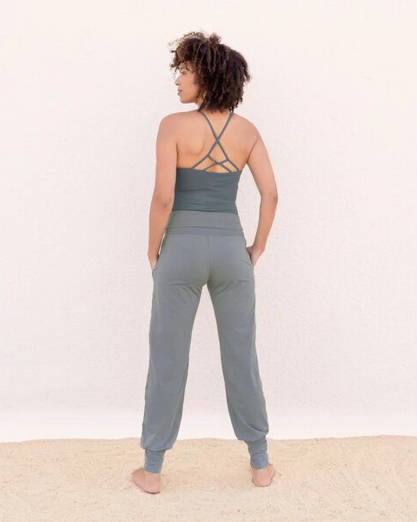 Jaya JOYCE - Damen - Hose für Yoga und Feizeit aus Biobaumwolle – Ansicht 2