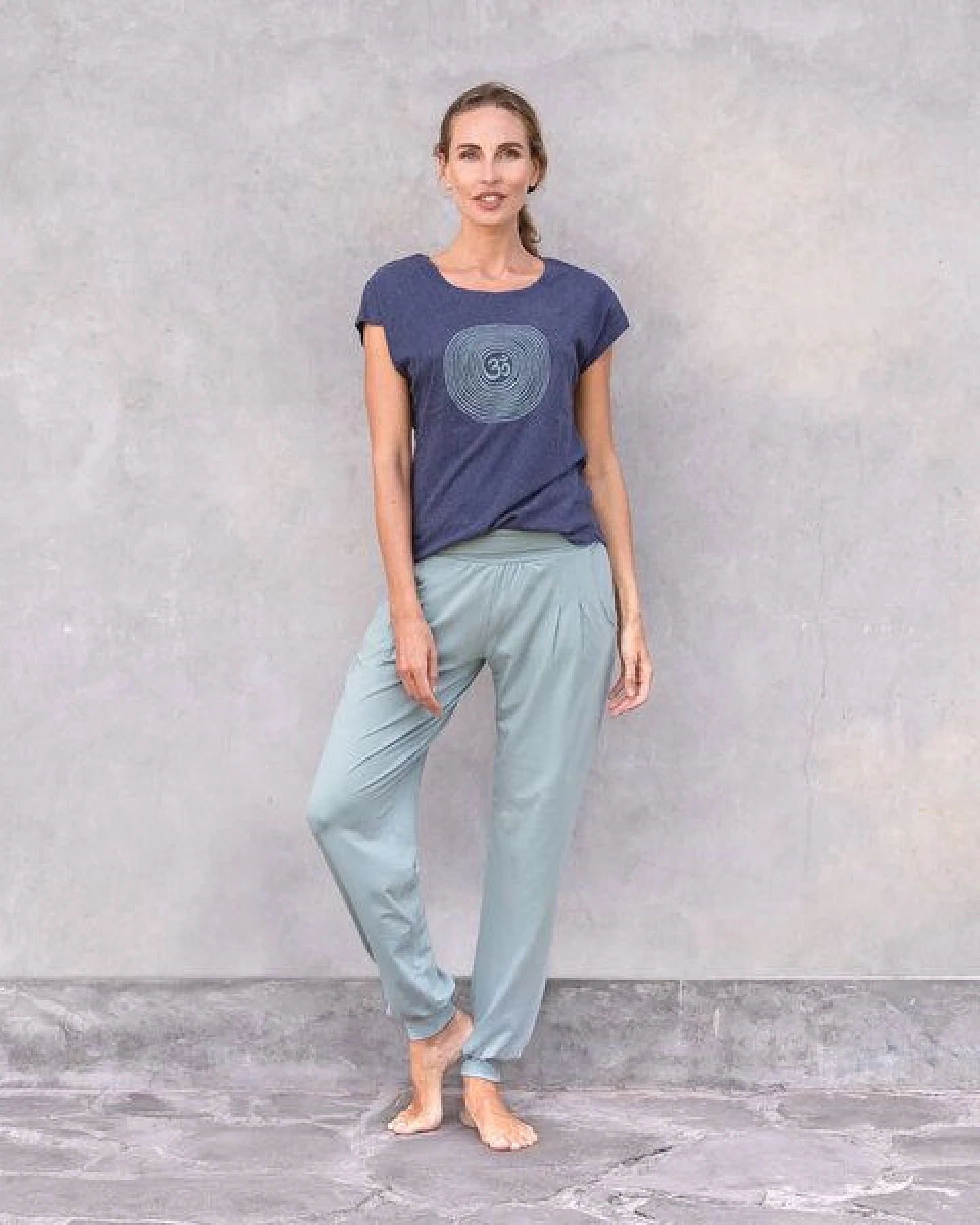 Jaya OM - Damen - loose cut T-Shirt aus 100% Biobaumwolle – Ansicht 2